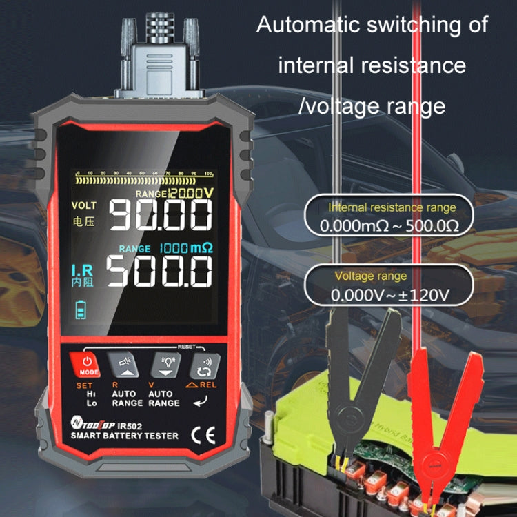 Battery Internal Resistance Tester Lead-Acid Alkaline Lithium Battery Tester, Model: IR500 - Battery & Resistance Tester by buy2fix | Online Shopping UK | buy2fix