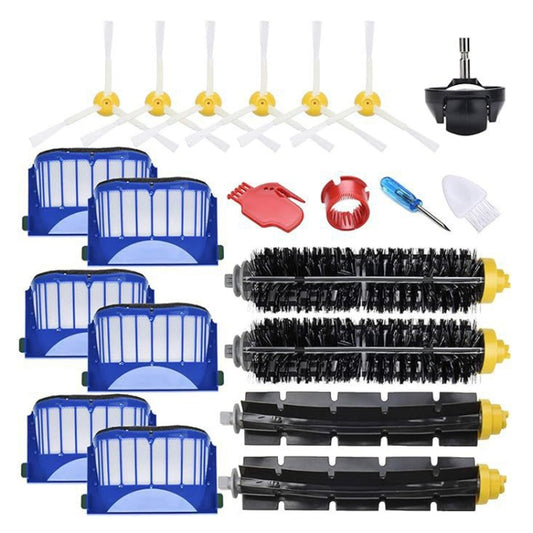 For iRobot Roomba 600 Series Vacuum Cleaner Replacement Parts 17pcs /Set - For iRobot Accessories by buy2fix | Online Shopping UK | buy2fix