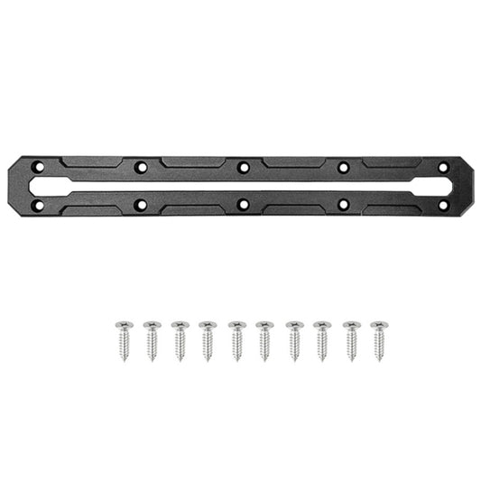 Canoe Paddle Fishing Rod Holder Rail Bracket Kayak Accessories, Specification: 12 Inch Rail - Marine Accessories & Parts by buy2fix | Online Shopping UK | buy2fix