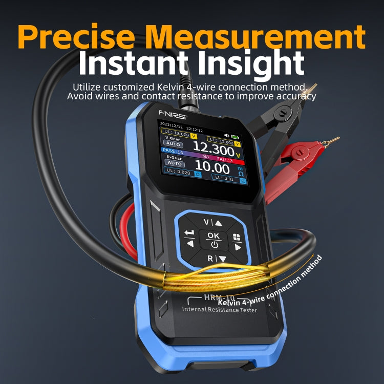 FNIRSI 18650 Lithium Battery Internal Resistance Voltage Measuring Instrument(HRM-10) - Battery & Resistance Tester by FNIRSI | Online Shopping UK | buy2fix