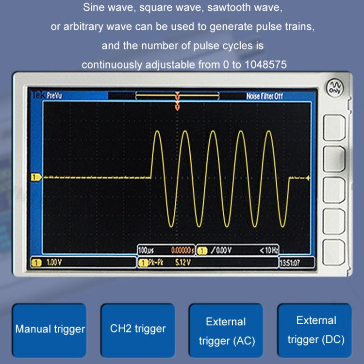 JUNTEK Programmable Dual-Channel DDS Function Arbitrary Waveform Signal Generator, Frequency: 50MHz(EU Plug) - Other Tester Tool by buy2fix | Online Shopping UK | buy2fix