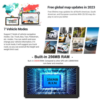 9 Inch 8G/256M Car GPS Navigator With Large Screen Capacitive Bluetooth Map, Area: United States, Canada, Mexico Map - Car MP3 & MP4 & MP5 by buy2fix | Online Shopping UK | buy2fix