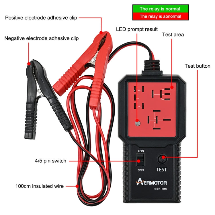 AERMOTOR Automotive Circuit Relay Tester Repair Tool(AERBJ-707) - Electronic Test by AERMOTOR | Online Shopping UK | buy2fix