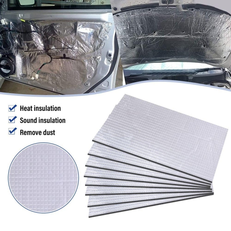 250x180x5mm Car Thick Aluminum Foil Hood Heat And Sound Insulation Pad - Sound & Heat Insulation Cotton by buy2fix | Online Shopping UK | buy2fix