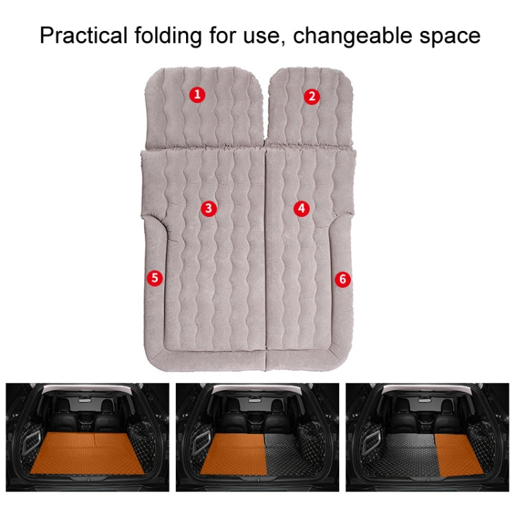 Inflatable Mattress For Car Travel SUV Rear Seat/Trunk, Color: Beige - Seat Accessories by buy2fix | Online Shopping UK | buy2fix