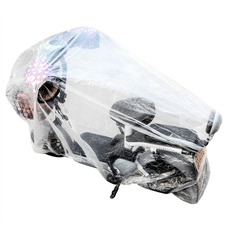 230x120cm Disposable Transparent PE Film Rainproof Dustproof Motorcycle Scooter Cover - Raincoat by buy2fix | Online Shopping UK | buy2fix