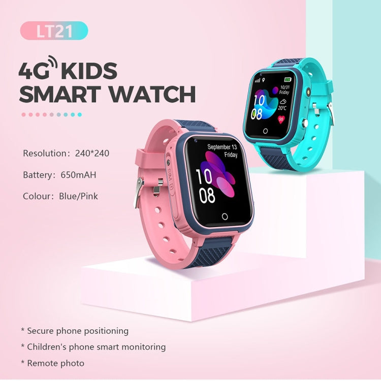 LT21 1.4-Inch 4G Global Full Network IP67 Waterproof WIFI Children Smart Watch(Black) - Smart Watches by buy2fix | Online Shopping UK | buy2fix