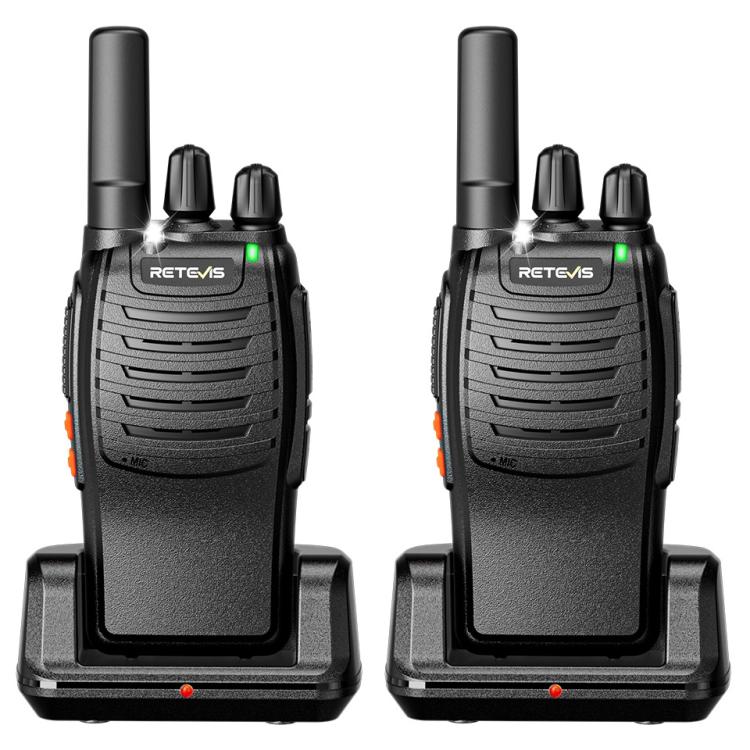 RETEVIS H777 1pair 16 Channels Compact Portable Handheld Walkie Talkie With Charging Base, Style: FRS - Handheld Walkie Talkie by RETEVIS | Online Shopping UK | buy2fix