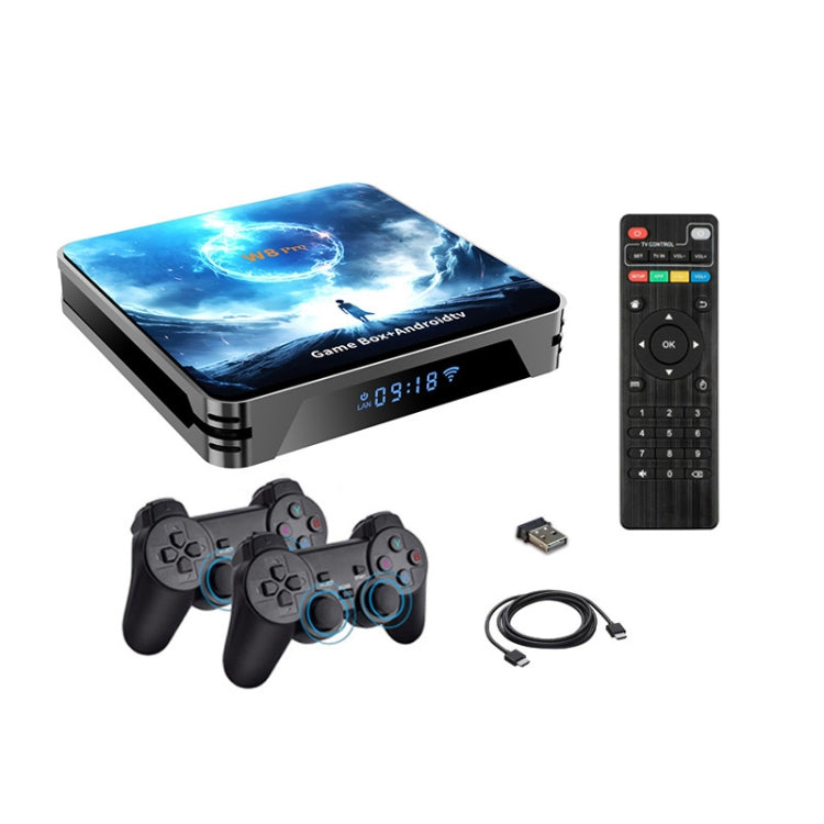 W8PRO 64G Dual System HD Wireless Joystick Retro Gaming Console With 36000+ Games UK Plug - Pocket Console by buy2fix | Online Shopping UK | buy2fix