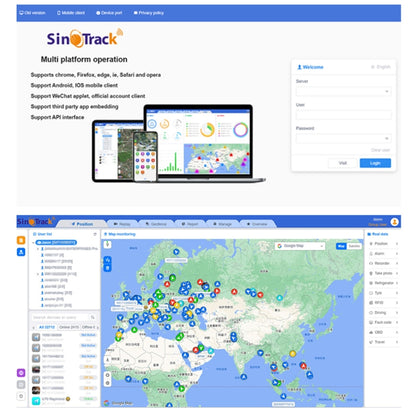 SinoTrack 4G 4-wire GPS Car-mounted Motorcycle Anti-theft Positioning Tracker, Specifications: With Power Cord - Car Tracker by SinoTrack | Online Shopping UK | buy2fix