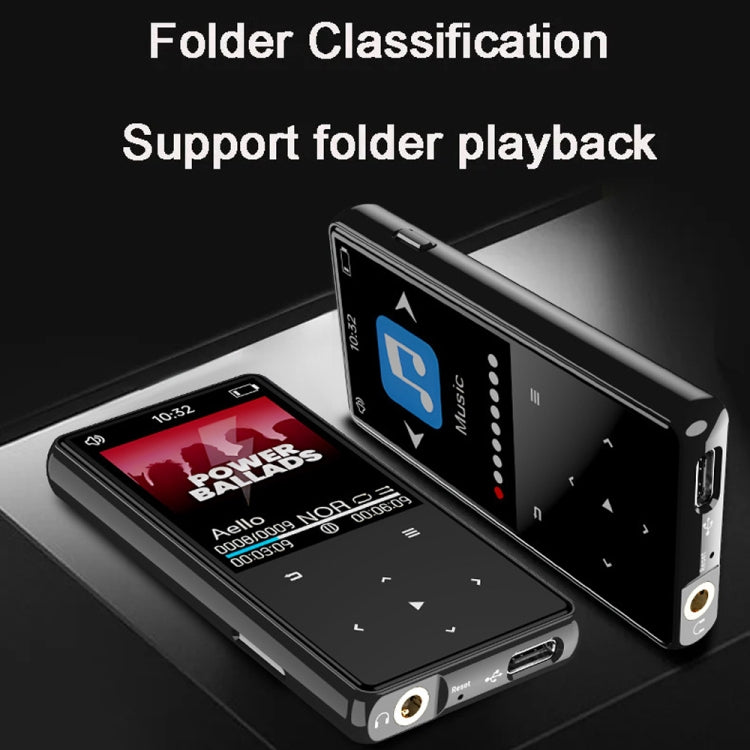 Bluetooth MP3/MP4 Music Player Portable Walkman, Memory: 32GB(Black) - MP4 Player by buy2fix | Online Shopping UK | buy2fix