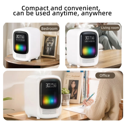 FS101 3.5L Colorful Light Home Bluetooth Music Aromatherapy Humidifier, Spec: EU Plug(Whtie) - Air Purifiers & Accessories by buy2fix | Online Shopping UK | buy2fix