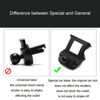 For Toyota Car Air Outlet Phone Holder Base, Model: 07-17 Land Cruiser For Left & Right - Special Car Holders by buy2fix | Online Shopping UK | buy2fix