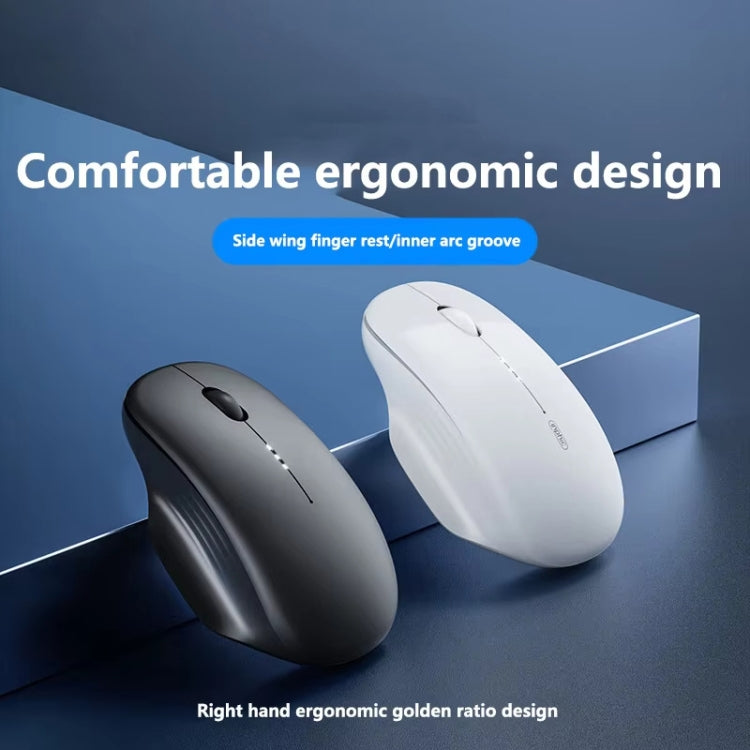 Inphic M1 2nd Generation Wireless Mice Rechargeable Mute Business Office Home Laptop Mouse, Color: Tri-mode White - Wireless Mice by Inphic | Online Shopping UK | buy2fix