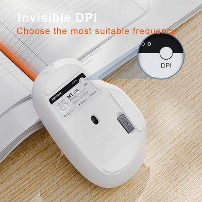 Inphic M1 2nd Generation Wireless Mice Rechargeable Mute Business Office Home Laptop Mouse, Color: Tri-mode White - Wireless Mice by Inphic | Online Shopping UK | buy2fix