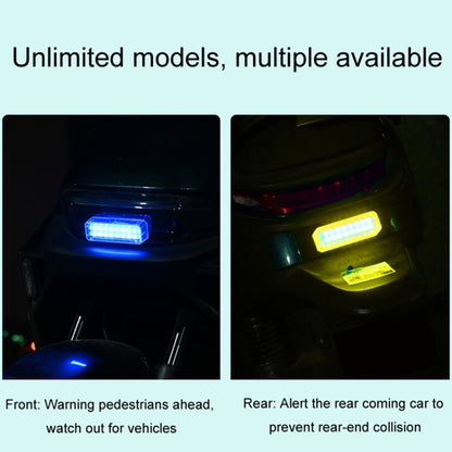 Solar Car Warning Double-Row Flashing Lights, Color: Colorful - Warning Lights by buy2fix | Online Shopping UK | buy2fix