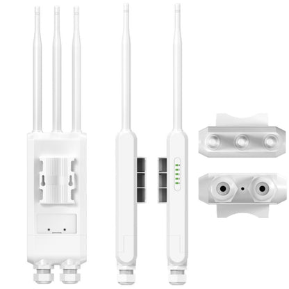 COMFAST CF-EW85 1300Mbps 2.4G/5.8G Gigabit Wireless AP Signal Amplifier Supports DC/POE Power Supply UK Plug - Broadband Amplifiers by COMFAST | Online Shopping UK | buy2fix