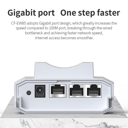 COMFAST CF-EW85 1300Mbps 2.4G/5.8G Gigabit Wireless AP Signal Amplifier Supports DC/POE Power Supply AU Plug - Broadband Amplifiers by COMFAST | Online Shopping UK | buy2fix