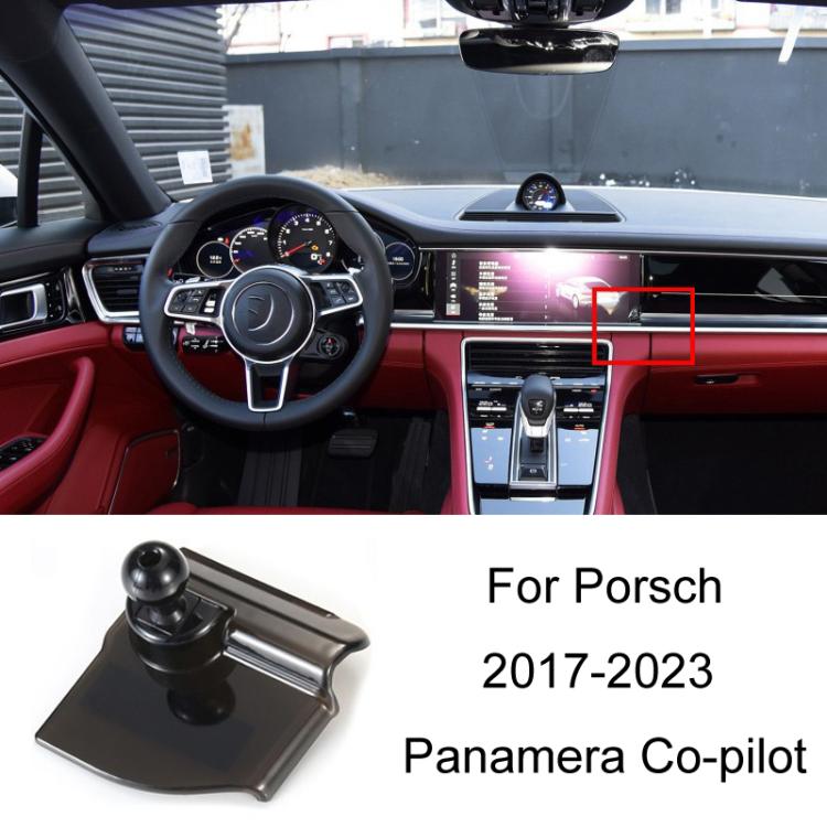 For Porsche Car-Mounted Mobile Phone Navigation Holder Base, Model: 17-23 Panamera Co-pilot - Special Car Holders by buy2fix | Online Shopping UK | buy2fix