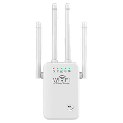 Urant U9 300Mbps 2.4G Wireless Repeater WiFi Signal Amplifier Support WPS Quick Setting US Plug White - Broadband Amplifiers by Urant | Online Shopping UK | buy2fix