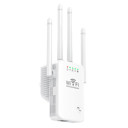 Urant U9 300Mbps 2.4G Wireless Repeater WiFi Signal Amplifier Support WPS Quick Setting EU Plug White - Broadband Amplifiers by Urant | Online Shopping UK | buy2fix