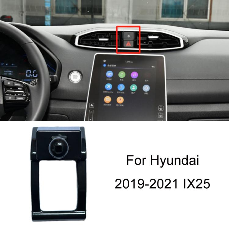 For Hyundai Car Special Mobile Navigation Bracket Base, Model: 19-21 IX25 - Special Car Holders by buy2fix | Online Shopping UK | buy2fix