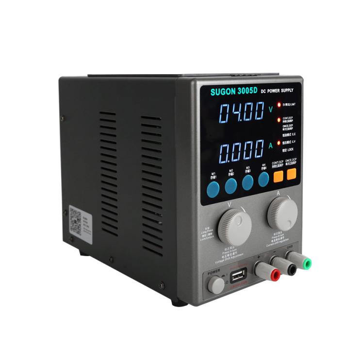 SUGON 3005D 4 Digital Display Power Supply Meter High Power Regulated Power Supply US Plug - Power Supply by SUGON | Online Shopping UK | buy2fix