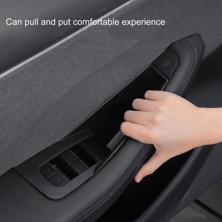 For Tesla Convenient Door Inner Handle Storage Box, Model: Model Y For 4 Doors - Stowing Tidying by buy2fix | Online Shopping UK | buy2fix