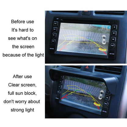 Car Navigation Display Universal Sun Visor, Size: Carbon Pattern S - Car Interior Mouldings by buy2fix | Online Shopping UK | buy2fix