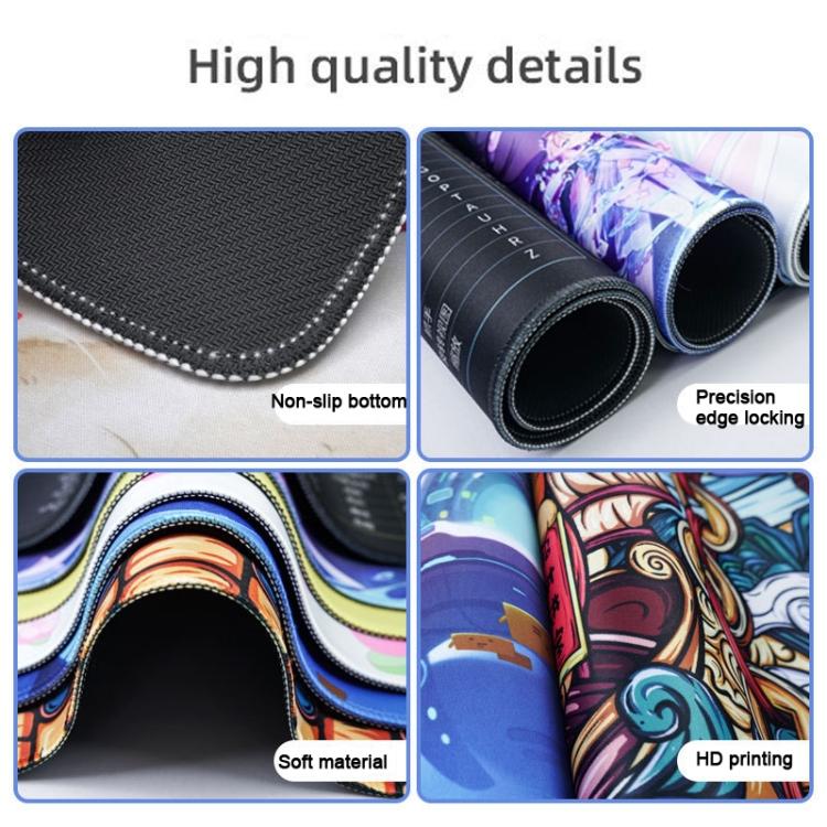 Large Abstract Mouse Pad Gamer Office Computer Desk Mat, Size: 300x800x2mm(Abstract Fluid 16) - Mouse Pads by buy2fix | Online Shopping UK | buy2fix