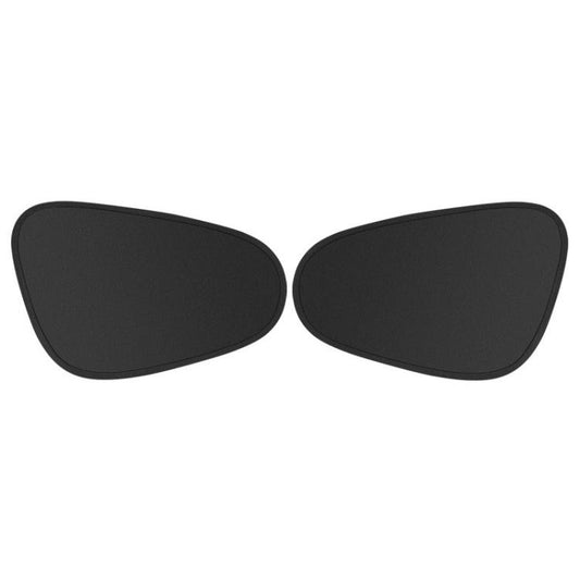 1pair Car Quick Installation Static Film Adsorption Opaque Window Sunshade, Style: Front(Black) - Window Foils & Solar Protection by buy2fix | Online Shopping UK | buy2fix