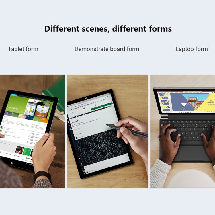 CHUWI Ubook X 2023 Tablet PC, 12 inch, 8GB+256GB, Windows 11 Intel Core i5-10210Y Quad-Core, without Keyboard (Black+Gray) - CHUWI by CHUWI | Online Shopping UK | buy2fix