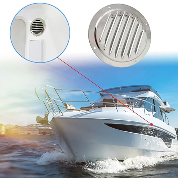 5 inch 316 Stainless Steel Round Ventilation Panel - Marine Accessories & Parts by buy2fix | Online Shopping UK | buy2fix