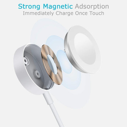 2m Type-C Universal Portable Magnetic Wireless Charger for Apple Watch Series Ultra & 8 & 7 & 6 & 5 & 4 & 3 & 2 - Charger / Holder by buy2fix | Online Shopping UK | buy2fix