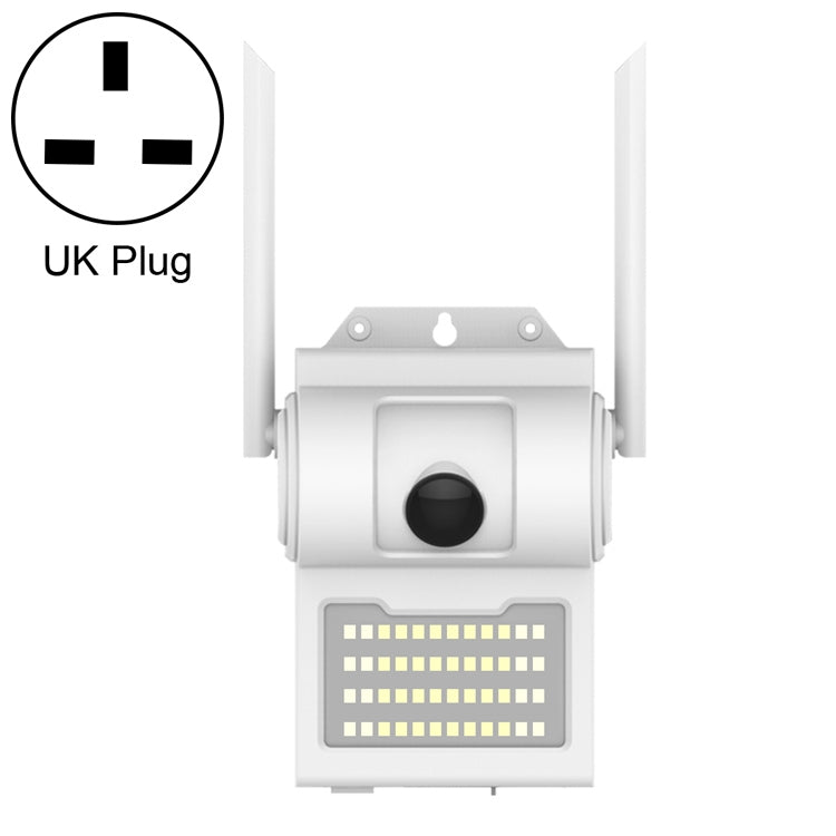 DP14 2.0 Million Pixels 1080P HD Wall Lamp Smart Camera, Support Full-color Night Vision / Motion Detection / Voice Intercom / TF Card, UK Plug - Security by buy2fix | Online Shopping UK | buy2fix