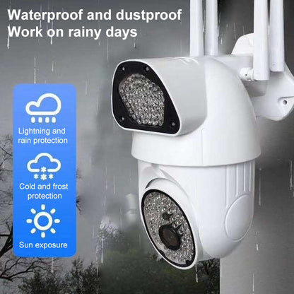 QX37 1080P WiFi High-definition Surveillance Camera Outdoor Dome Camera, Support Night Vision & Two-way Voice & Motion Detection(US Plug) - Security by buy2fix | Online Shopping UK | buy2fix