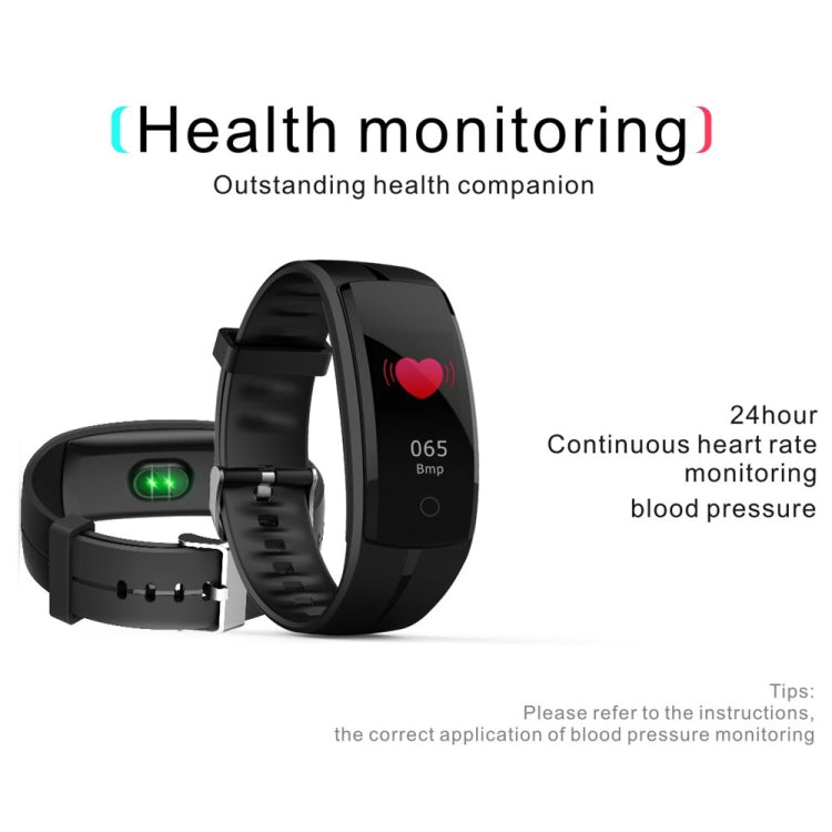 QS100 0.96 inches TFT Color Screen Smart Bracelet IP67 Waterproof, Support Call Reminder /Heart Rate Monitoring /Sleep Monitoring /Sedentary Reminder /Blood Pressure Monitoring (Purple) - Smart Wear by buy2fix | Online Shopping UK | buy2fix