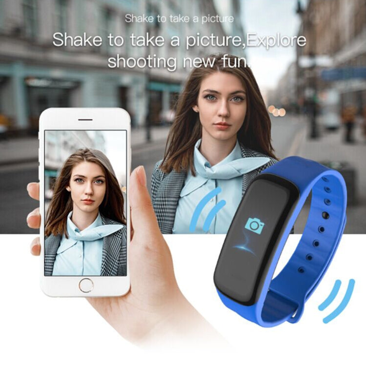 TLW B1 Plus Fitness Tracker 0.96 inch Color Screen Bluetooth 4.0 Wristband Smart Bracelet, IP67 Waterproof, Support Sports Mode / Heart Rate Monitor / Sleep Monitor / Information Reminder (Blue) - Smart Wear by buy2fix | Online Shopping UK | buy2fix