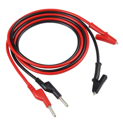 Thick Probe to Alligator Clip Test Lead Cable, Length: 1m -  by buy2fix | Online Shopping UK | buy2fix