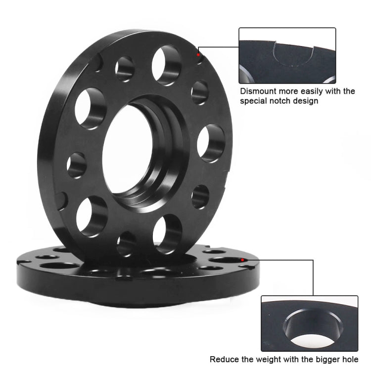 For Mercedes-Benz 20mm Car Modified Wheel Hub Flange Center Wheel Spacer with M12x1.5 Screws (Black) - In Car by buy2fix | Online Shopping UK | buy2fix