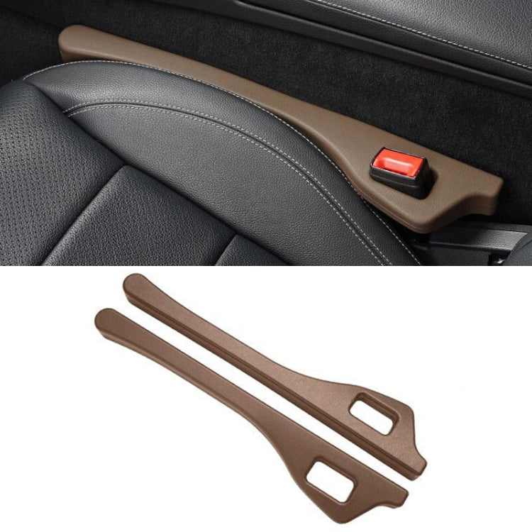 1 Pair Car Seat Gap Bar Car Interior Armrest Box Gap Leak-proof Filler (Brown) - Seat Accessories by buy2fix | Online Shopping UK | buy2fix