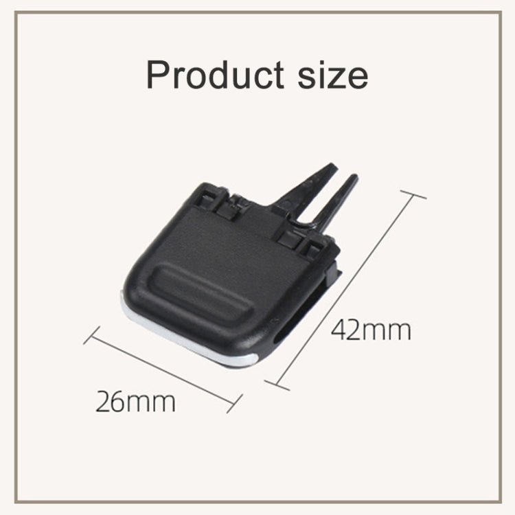 For Porsche Macan Left Driving Car Middle Air Conditioning Air Outlet Paddle 95B819201B-1 - Air Conditioning System by buy2fix | Online Shopping UK | buy2fix