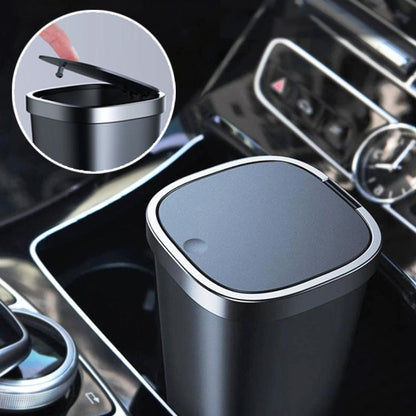 Car Center Armrest Storage Box Push-type Trash Can with Lid - Stowing Tidying by buy2fix | Online Shopping UK | buy2fix