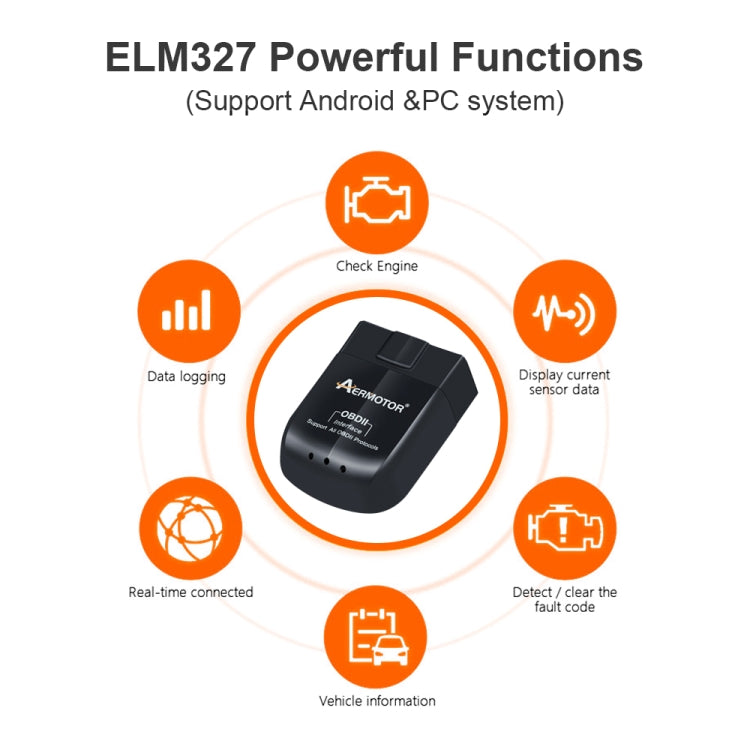 Dual Mode Bluetooth 5.1 ELM327 V1.5 OBD2 Car Fault Diagnostic Tool PIC18F25K80 Chip - Code Readers & Scan Tools by buy2fix | Online Shopping UK | buy2fix