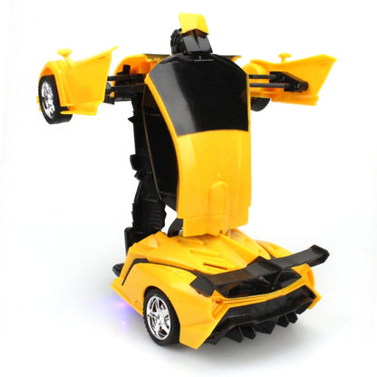 1023 4 Channels Remotely Deformed Car Toy Car(Yellow) - RC Cars by buy2fix | Online Shopping UK | buy2fix