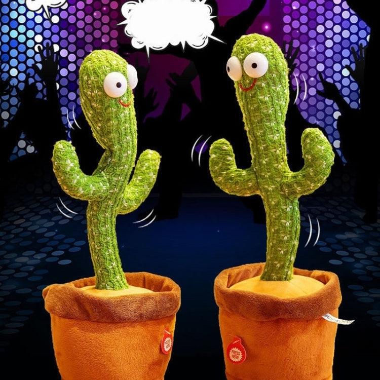 Electric Dancing Cactus Singing Holiday Gift Doll for Children with 120 English Songs - Music Toys by buy2fix | Online Shopping UK | buy2fix