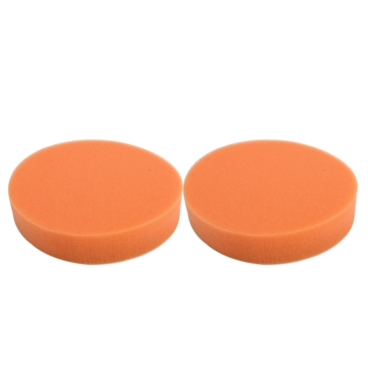 2 PCS Car Wax Sponge Round Shape Sponge High-density Waxing Sponge，Size:12.5 x 12.5cm - Polishing Machine & Accessories by buy2fix | Online Shopping UK | buy2fix