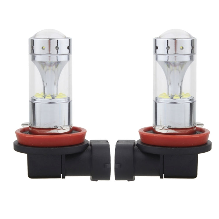 2 PCS H8/H11 60W 1200 LM 6000K Car Fog Lights with 12 CREE XB-D LED Lamps, DC 12V (White Light) - Fog / Driving Lights by buy2fix | Online Shopping UK | buy2fix