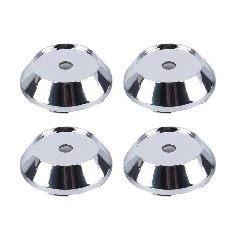 4 PCS Metal Car Styling Accessories Car Emblem Badge Sticker Wheel Hub Caps Centre Cover - In Car by buy2fix | Online Shopping UK | buy2fix