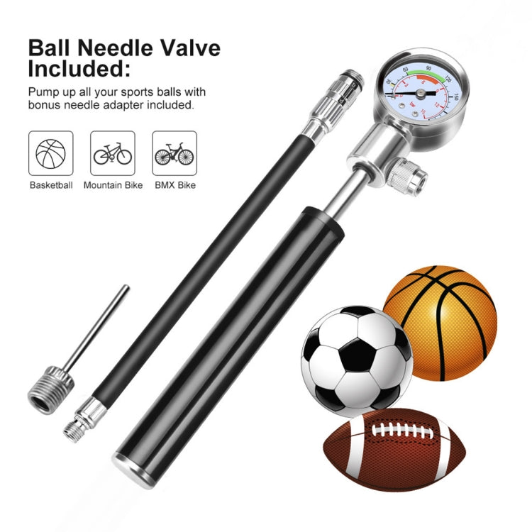 Portable High Pressure Pump Bicycle Pump Mini Mountain Bike Pump + Crowbar - Bicycle Locks & Bicycle Pumps by buy2fix | Online Shopping UK | buy2fix